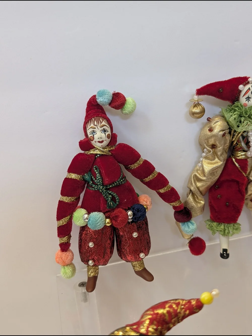 Handcrafted Jester Hanging OrnamentS